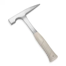 22-Ounce All Steel Rock Pick Hammer with Pointed Tip, 11-Inch Overall Length ...