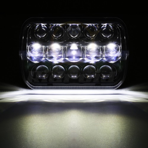 1PC 7x6" 5x7'' LED Headlight Hi/Low For Chevy C1500 C2500 C3500 Suburban Pickup - Foto 11 di 20