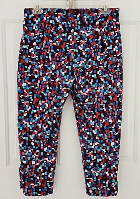 Attyre New York Women's Capri Pants Multicolor Stretch Jeweled Legs Size 10  | eBay