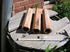 1 Tonrohr Drainagerohr Insektennisthilfe AquarienDekoration historische Bauteile