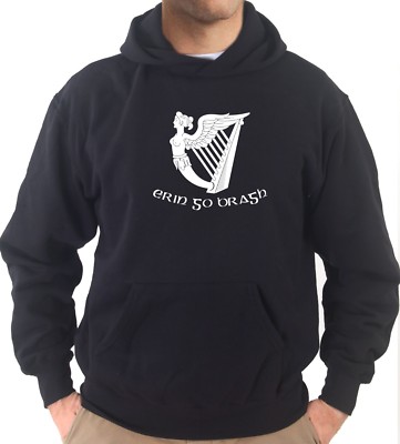 Hoodie KJ1974 Flag Erin Go Bragh Ireland For Always