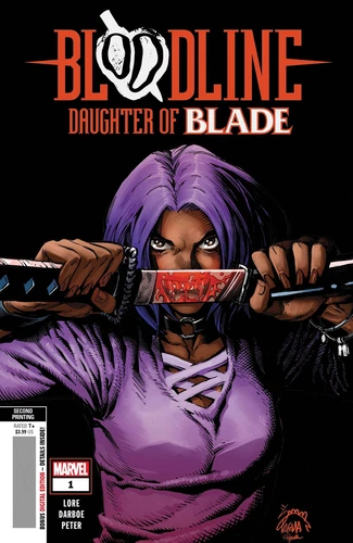 BLOODLINE DAUGHTER OF BLADE #1 2ND PRINT RYAN STEGMAN VARIANT