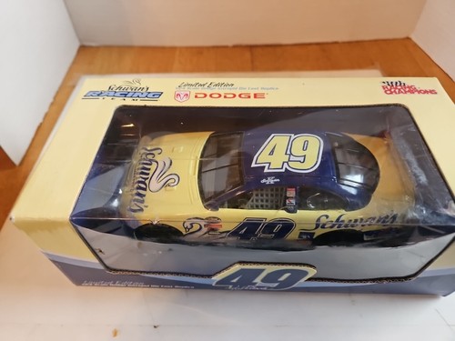 2004 Ken Schrader #49 Schwan's Racing SIGNED Dodge Intrepid 1:24 Limited Edition - Picture 10 of 12