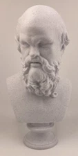 GREEK SCULPTURE SOCRATES 7.9 INCH/200 MM, MUSEUM REPRODUCTION