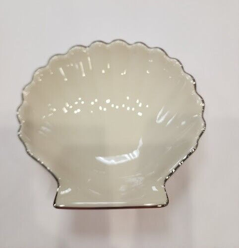 NEW PICKARD China "Signature Platinum Ivory" Shell Dish  AUTHORIZED DEALER - Picture 1 of 5