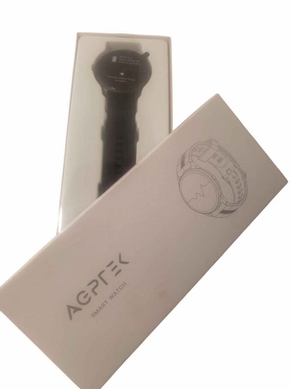 AGPTEK Smart Watch 5ATM Waterproof Smartwatch Fitness Tracker Watch Sports Modes