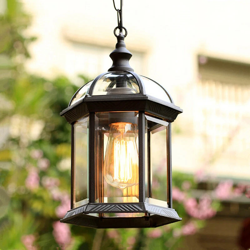 Glass Pendant Light Garden Lamp Outdoor Pendant Lighting Modern Ceiling Lights