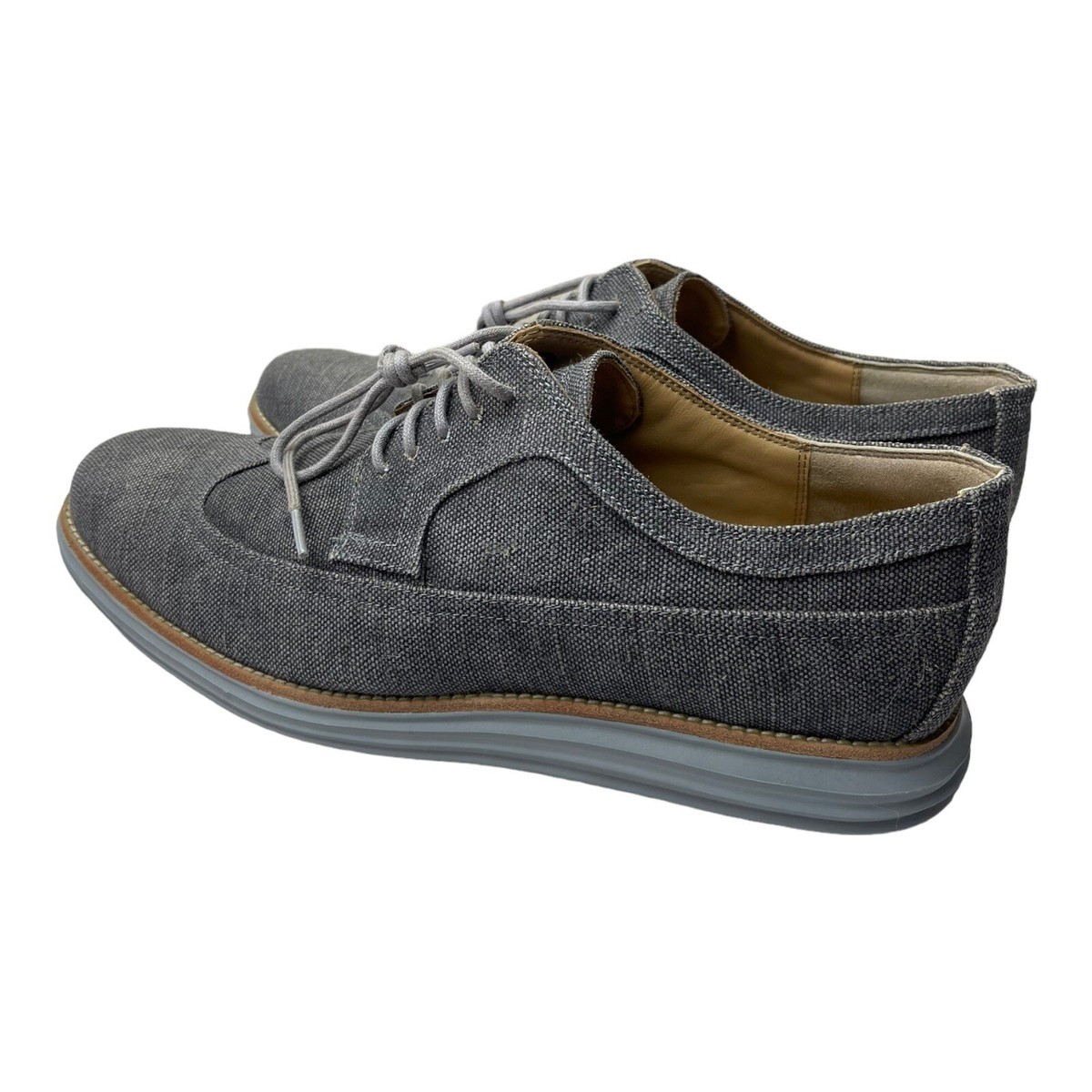 Cole Haan Shoes Mens 13M Gray Lunargrand Wingtip Oxford  display picture 2