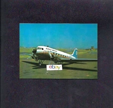 EASTWEST AIRLINES DOUGLAS DC-3  POSTCARD