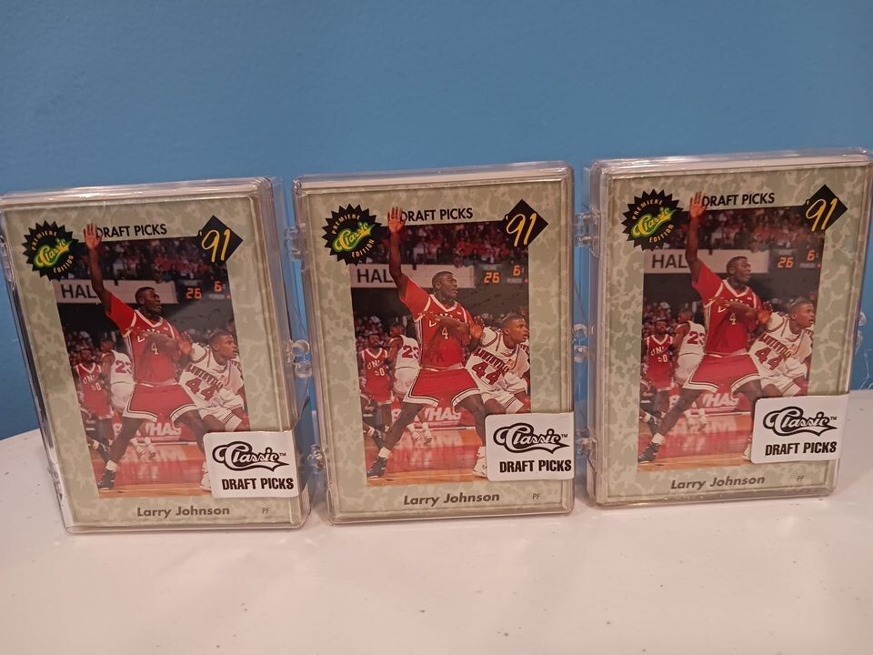 3 1991 Basketball Classic Draft Picks ~ Limited Edition Factory Sealed Sets coa