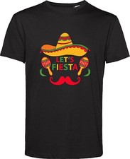 T-Shirt Let's Fiesta Cinco de Mayo mexikanisches Festival Schlacht von Puebla Geschenk Top