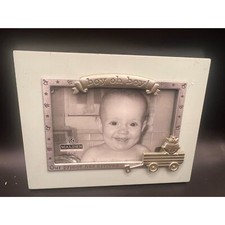 BOY OH BOY PICTURE FRAME 4 X 6 Our Prince Has Arrived, Blue Silver, Can stand up