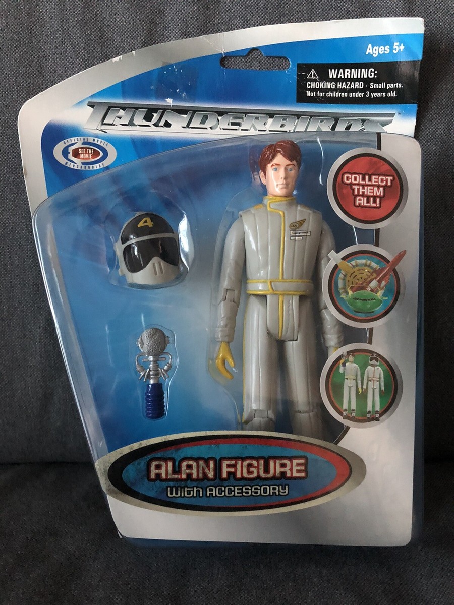 Thunderbirds Lot Of 5 Action Figures - Alan Jeff Hood Tintin