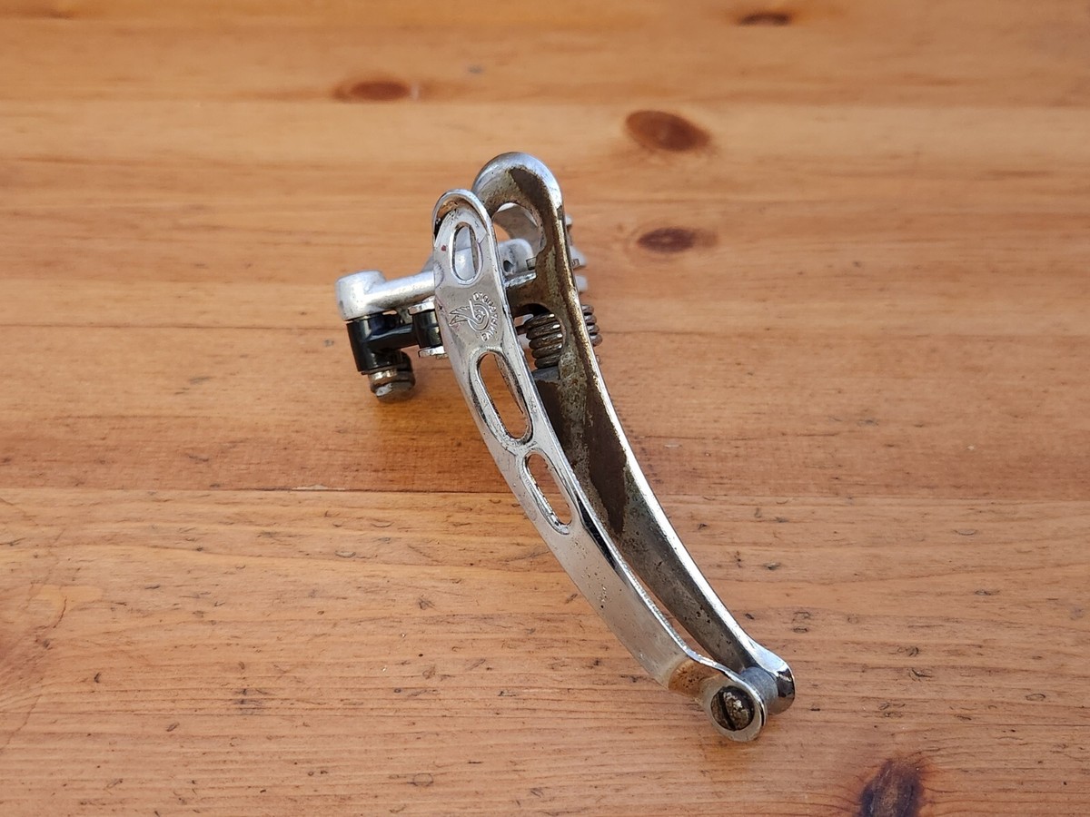 Vintage Campagnolo Super Record Front Derailleur 28.6 mm Clamp