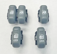 93-02 Firebird Trans Am Power Window Door Lock Switches Complete Set Buttons