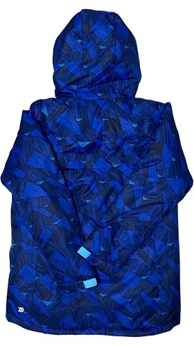 All In Motion Boys Blue 3 In 1 System Jacket Hooded Wind Water Resistant Xs 4/5 - Picture 5 of 10