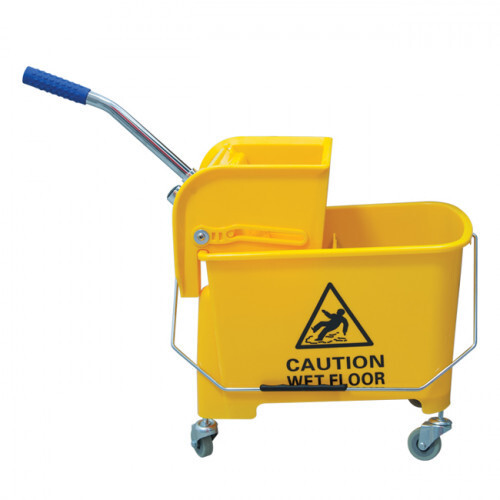 Chariot de nettoyage 20 litres avec presse seau essoreur professionnel à roulettes