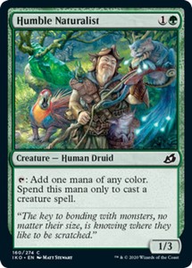 Humble Naturalist x4 - Ikoria: Lair of Behemoths - NM-Mint, English - Ikoria: La