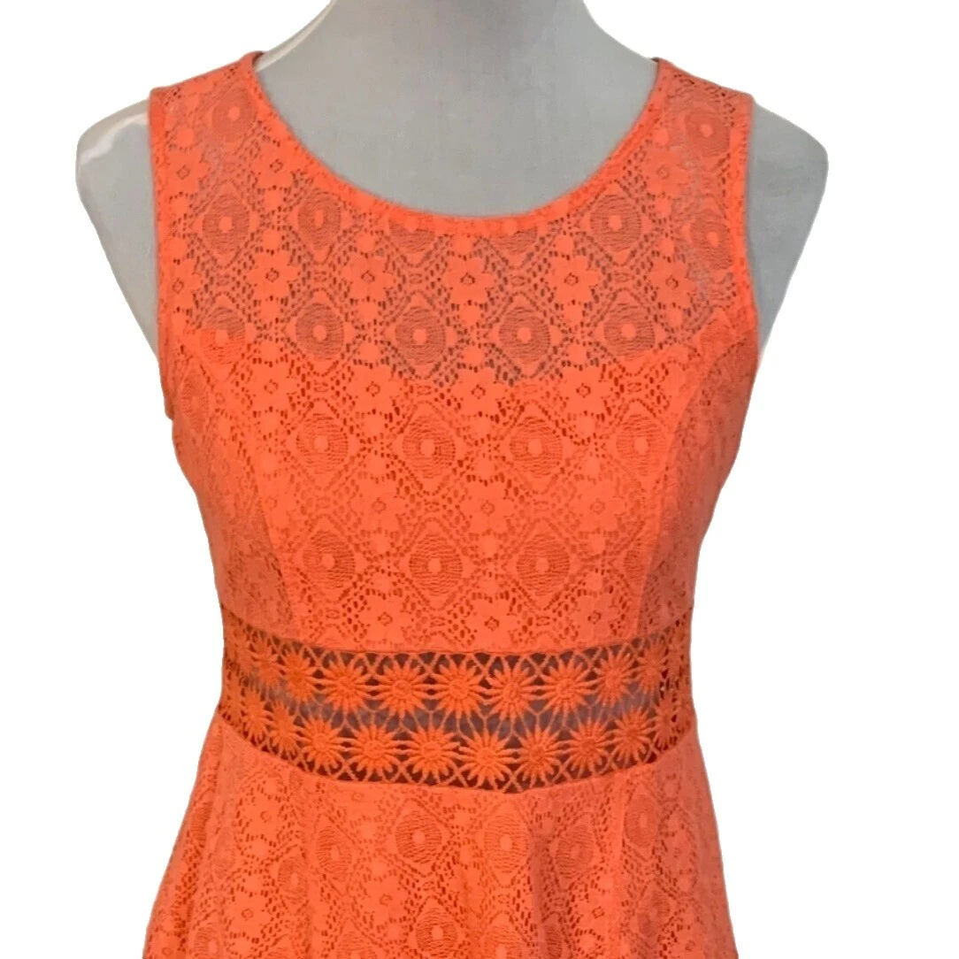 Vestidos casual de algodón sólido de ganchillo para De mujer