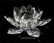 Seerose aus Kristallglas Dekoglas   freie Auswahl