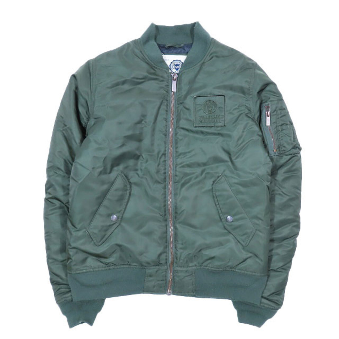 Flynn & Marshall FRANKLIN MA-1 Flight Jacket Military Nylon Long 