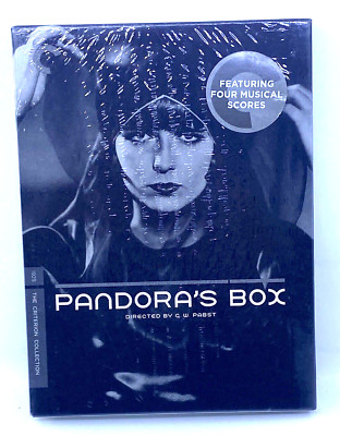 PANDORAS BOX DVD(2) book slipcase Louise Brooks G.W. PABST NOS SEALED NEW RIPPER
