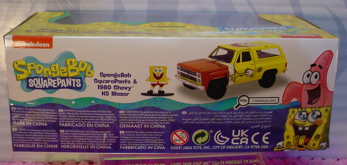 JADA Hollywood Rides 💥Spongebob SquarePants & 1980 CHEVY K5