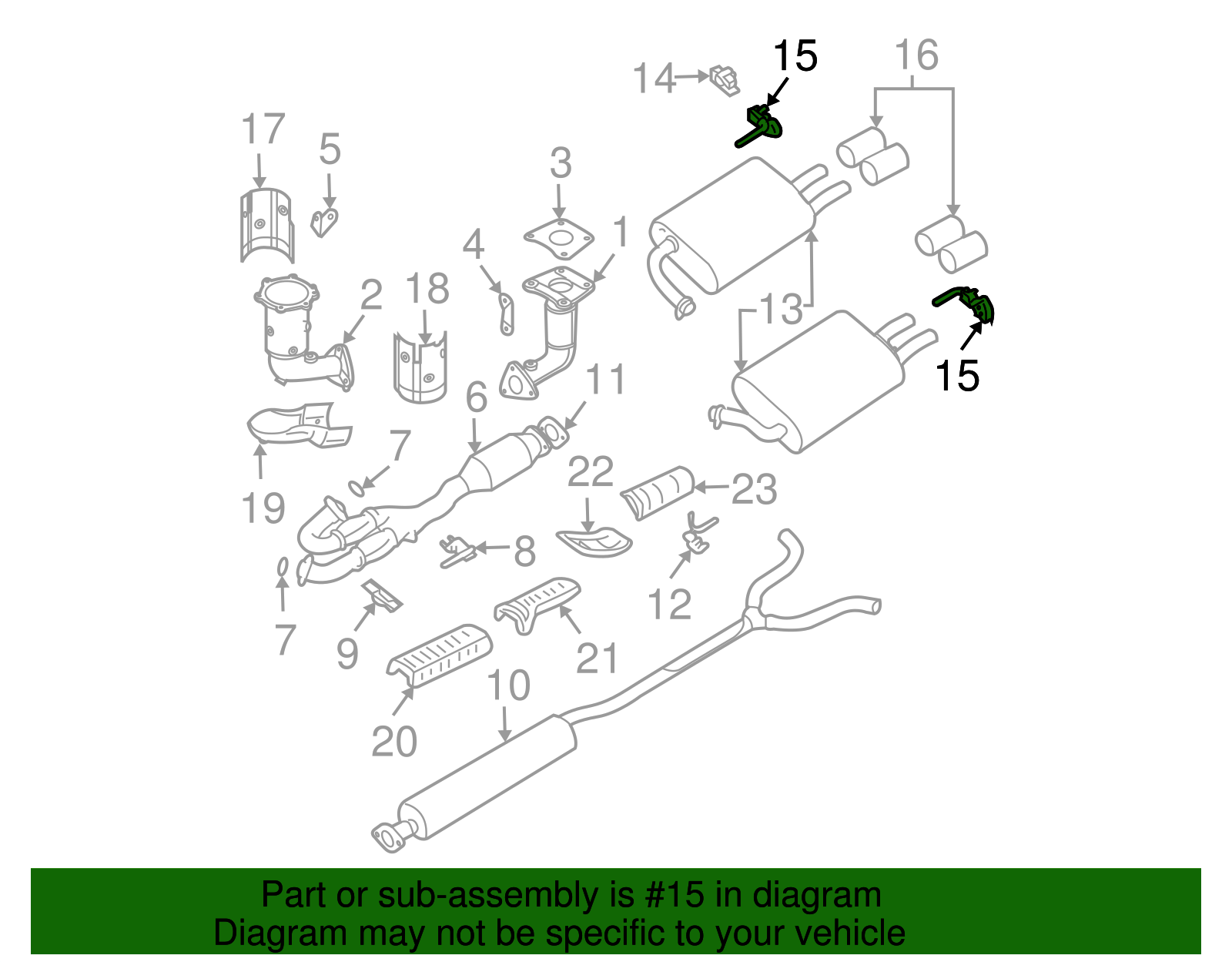 OEM Nissan Altima & Maxima 3.5 Left Muffler Hanger 20731ZD91A *2Day Fedex* eBay