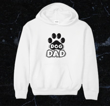 Dog Dad unisex 100 Cotton Custom Hoodie Sweater S,M,L,XL,XXL
