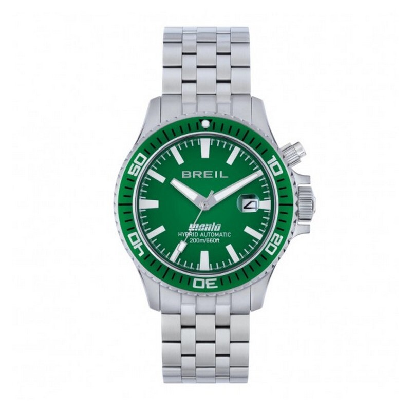 Orologio uomo Breil automatico MANTA P.R.O. fondo verde acciaio TW2032