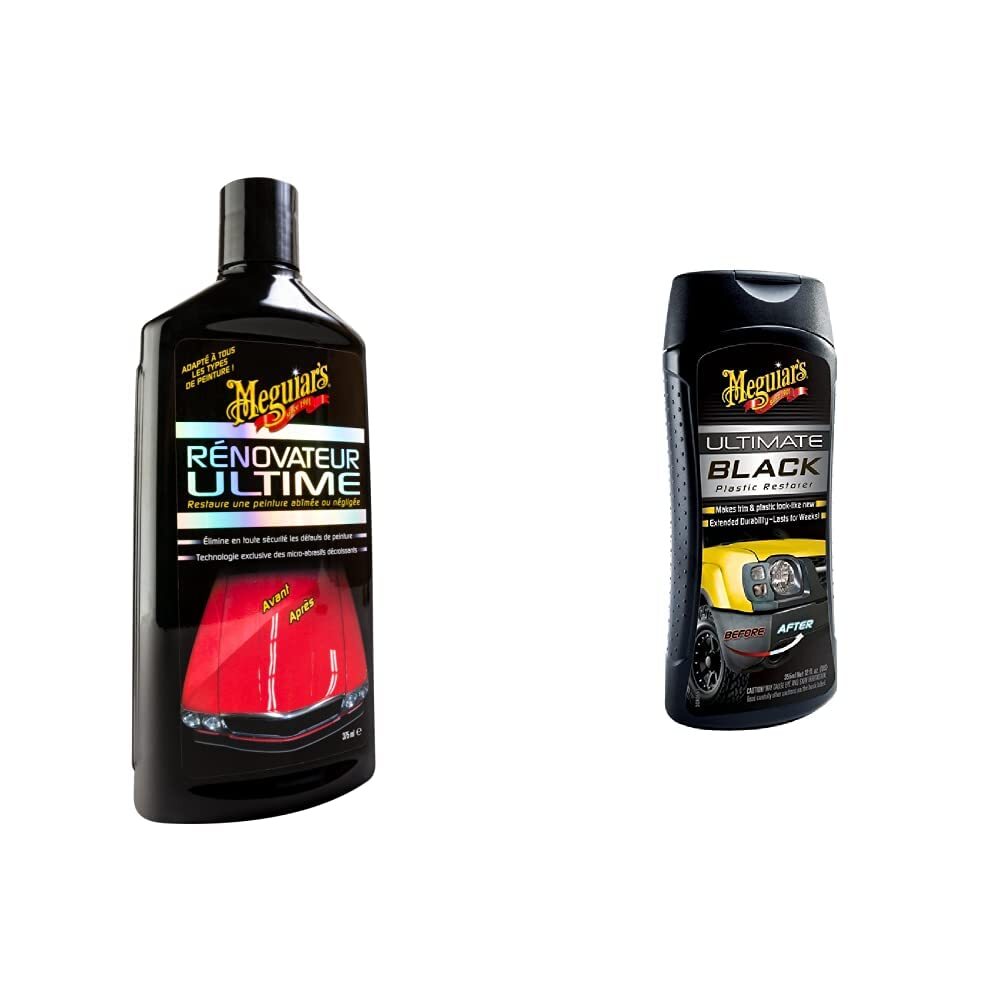 Ultimate Black Rénovateur Plastiques G15812EU pour l'Entretien de Votre Auto