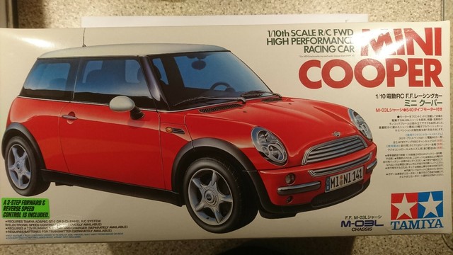 tamiya mini cooper body shell
