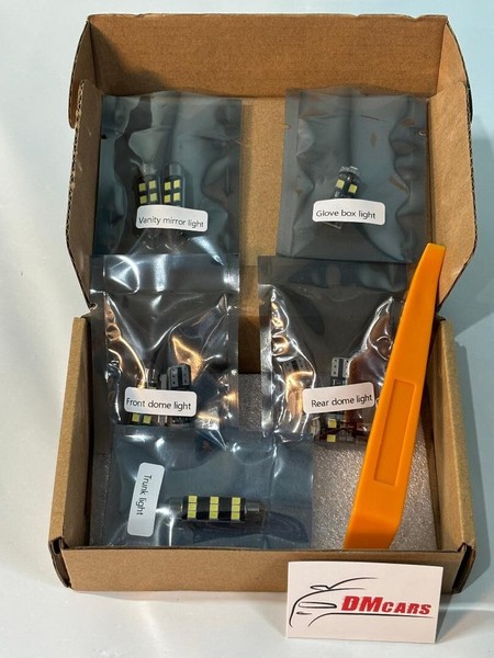 KIT DE LED ILUMINACIÓN INTERIOR PARA  GOLF V,MK5,5. SET DE 10 BOMBILLAS DE LED