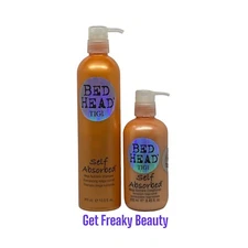 13.5 oz. Tigi Bed Head Self Absorbed Mega Nutrient Shampoo & Conditioner. DUO.