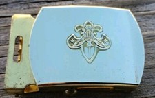 Vintage Boy Scouts Solid Brass Web Belt Buckle