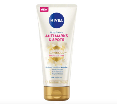 Nivea Body Cream Luminous 630 Even Skin Tone Stretch Marks Pigment Spots 200 ml