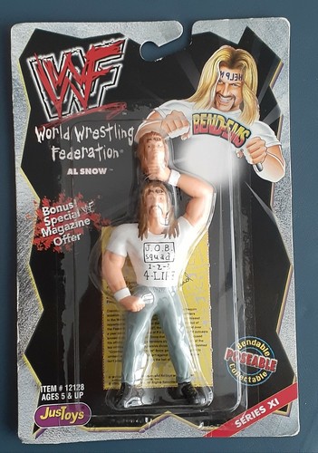 1999 WWF Just Toys Bend-Ems Wrestling Figure - Ser...