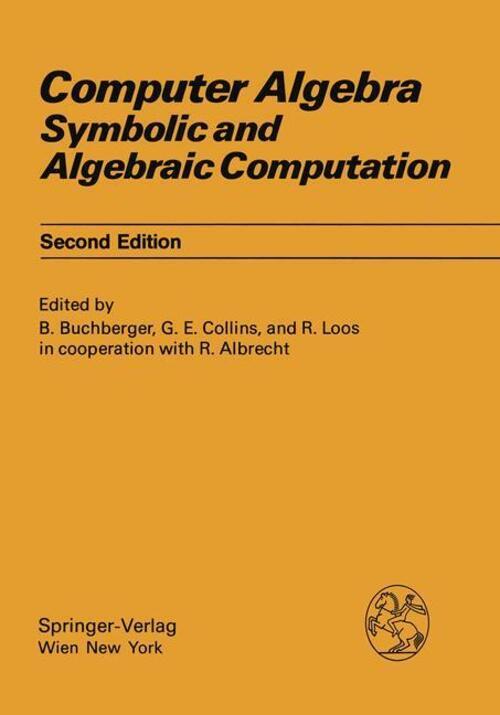 Thumbnail - Computer Algebra Symbolic And Algebraic Computation B. Buchberger (u.