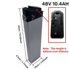 36/48V 10.4/12/15Ah EBIKE Battery Lithium Li-ion Electric Bicycle Folding Motor