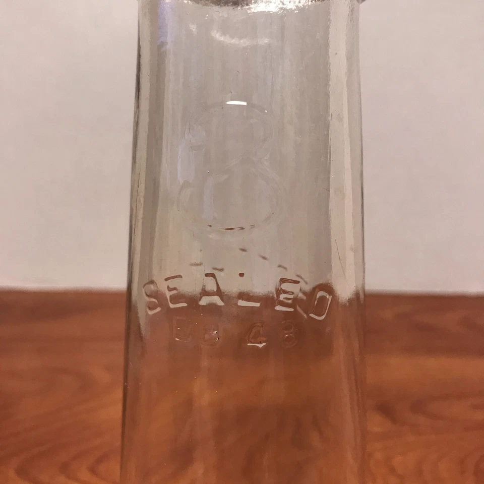 Vintage Milk Bottle Half Pint 3 Cent Store Bottle - Image 3 of 4
