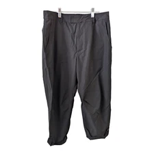 New Dept. Anonym Men's Size Medium Joggers Black Elastic Waist Pull On Pockets