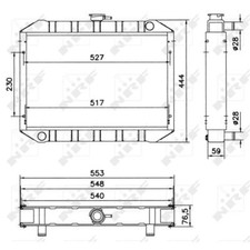 Radiateur Nissan VANETTE