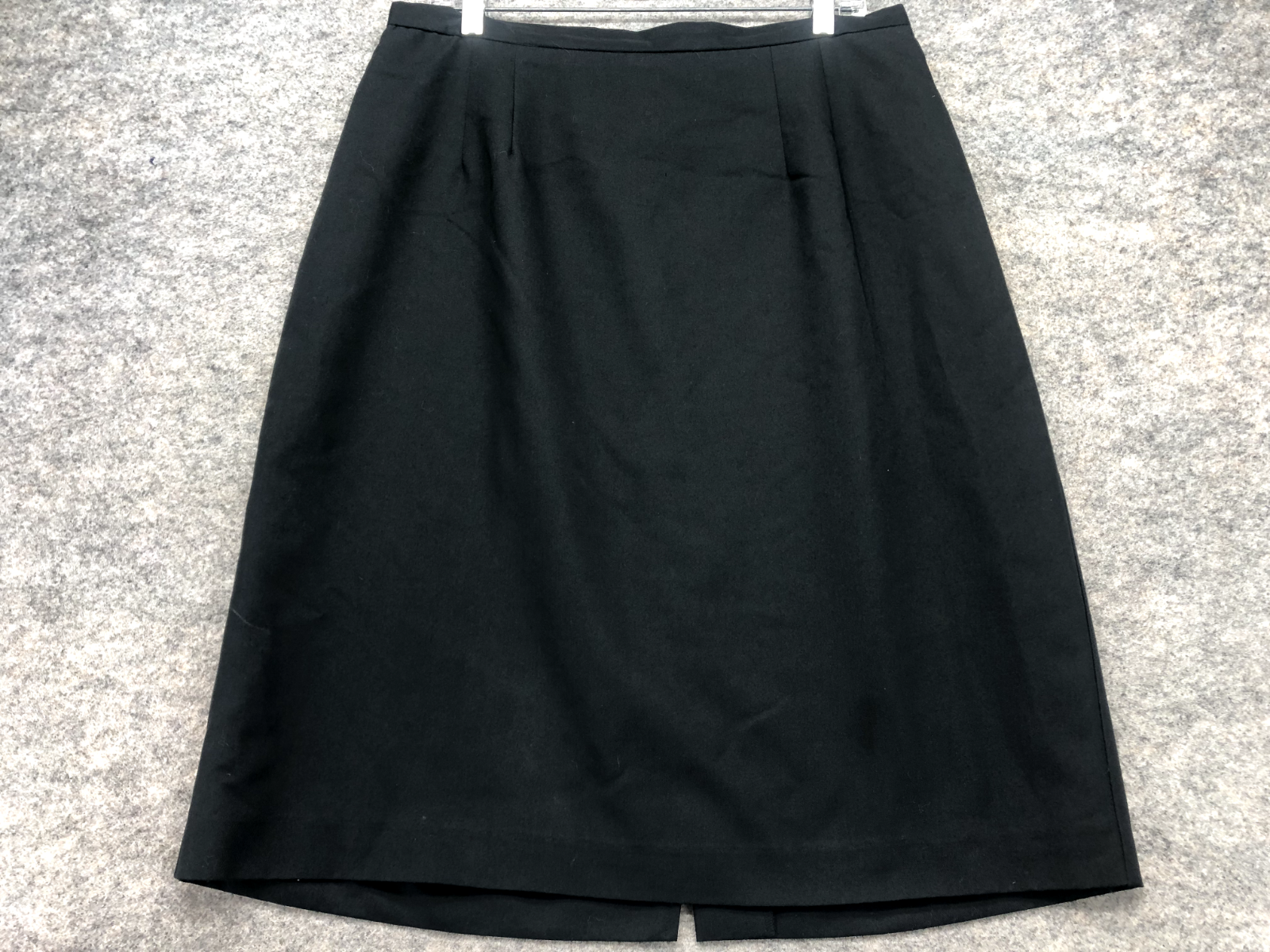 Dress Barn Women’s Black Pencil Skirt Size 16 Elastic Waist Lined-image