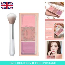 Image of Travel-Friendly Blush Palette with 3 Versatile Shades - For On-the-Go Beauty