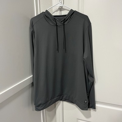 Rhone Essentials Hoodie Mens Large Gray Performance Athleisure 101017 Gym