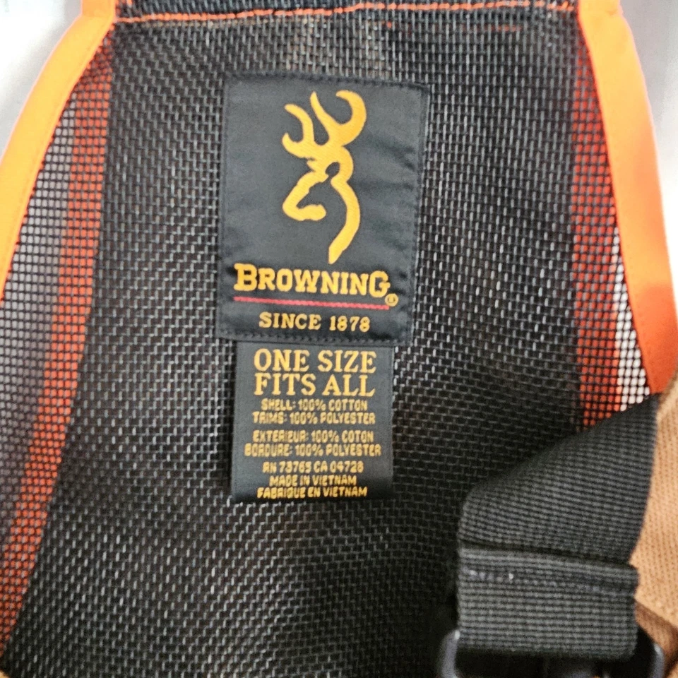 Browning Pheasants Forever One Size Fits All Game Vest Expandable Game Pouch - Image 3 of 4