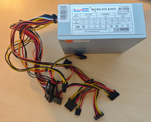 LC Power LC380M 380W 20+4PIN Micro ATX PC Netzteil