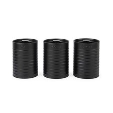 Russell Hobbs 3-Piece Countertop Set Ribbed Storage Canister Tea Coffee & Sugar