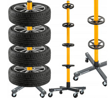 Reifenständer Felgenbaum 4 Räder 235mm mobil klappbar Reifenhalter 