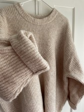 The Softest Warmest Madewell 3X Women's Oatmeal Wool Camel Hair Sweater Capsule